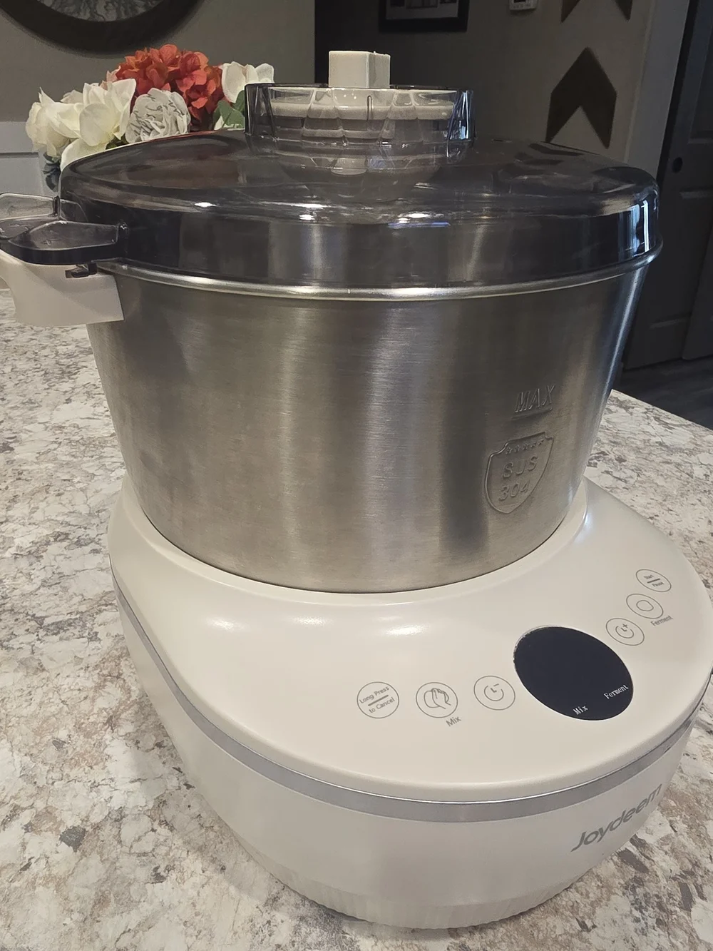 Joydeem Electric Dough Maker Mixer Kneader With Ferment Function Preset Modes